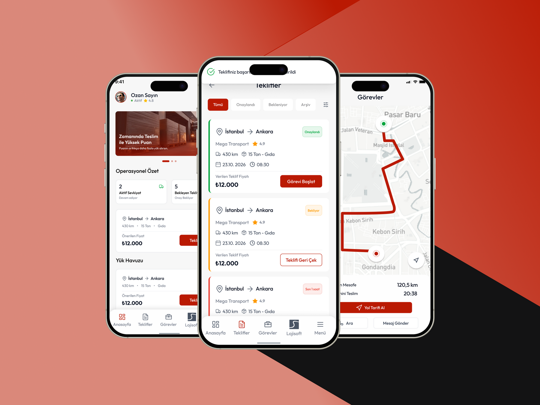 Lojisoft Marketplace Mobile App