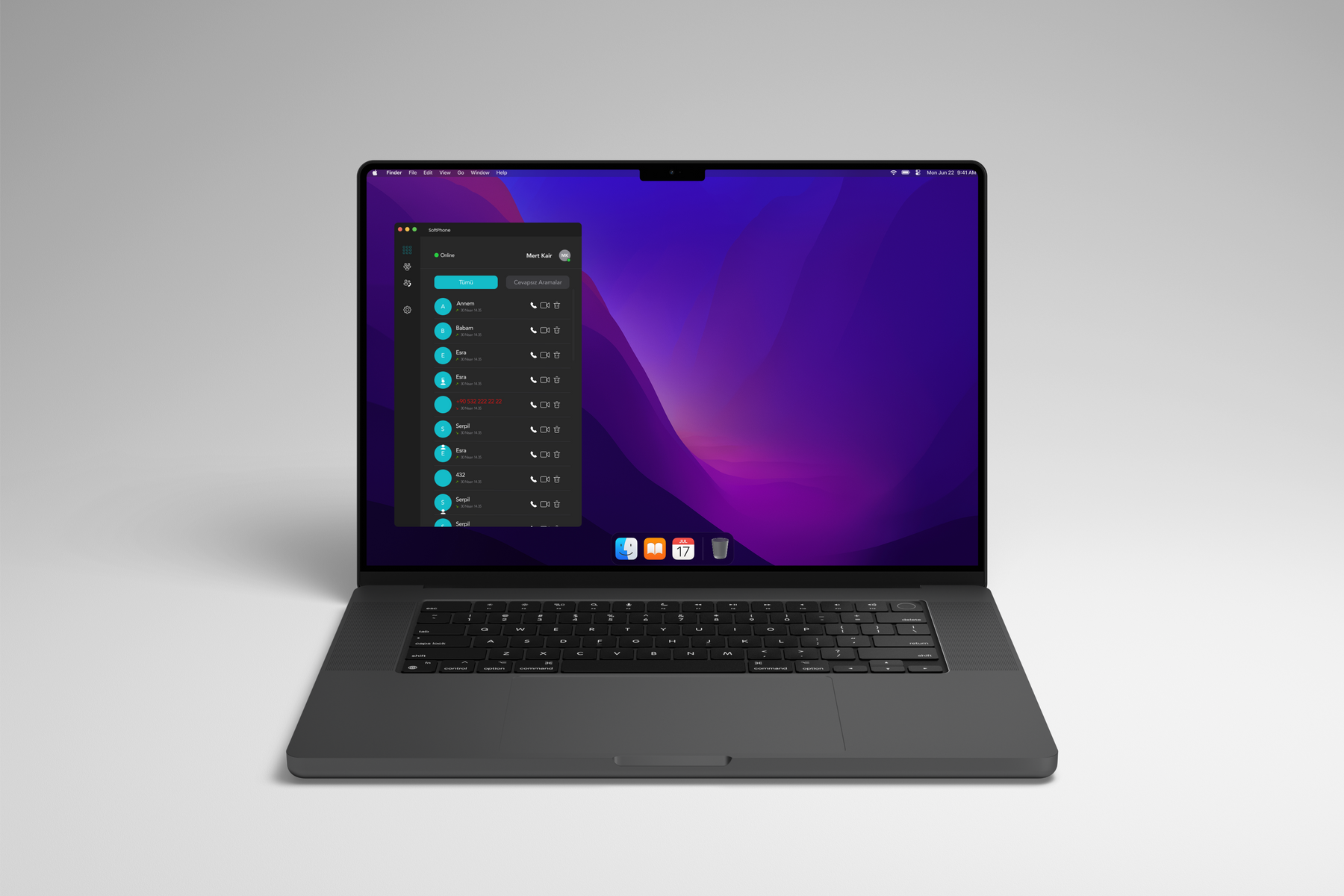 Softphone Desktop Application